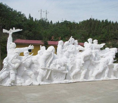 泡沫红军人物雕塑